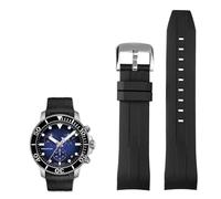 GGYTMQL Bands de montres en silicone de 22 mm pour Tissot T120417 T120407 Quartz Dial Rubber Sport Sport Men de montre Watch Band Immas