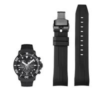 GGYTMQL Bands de montres en silicone de 22 mm pour Tissot T120417 T120407 Quartz Dial Rubber Sport Sport Men de montre Watch Band Immas