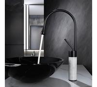 GGYTMQL Basin Rose Gold Hot Cold Cold Lavotory Robinet and Marble Bathroom Niching lavel Mixer Taps Brass