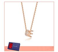 GGYTMQL Bijoux/Colliers Collier Collier Chaîne de clavicule femelle Tempérament Tempérament Cold Wind Rose Pendentif For Girlfriend Gift Women's Pendants