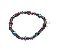 GGYTMQL Bijoux de filles 1pc hématite colorée hommes femmes conception de corde à main à main