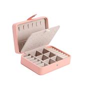 GGYTMQL Bijoux de Voyage à Talons Hauts Double Couche pour Boucles d'oreilles de Magasin Colliers Bracelets Protégez Les Bijoux des Rayures Chaussures