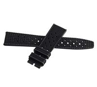 GGYTMQL Blancpain Bracelet de montre en caoutchouc noir authentique Cinquante fathoms Barakuda 20 mm x 18 mm