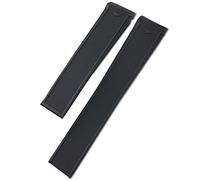 GGYTMQL Boucche de Montre en Silicone en Caoutchouc de 20 mm 22 mm 22 mm Silicone de Montre imperméable pour Aquaracer 300 Way201b 5 Accessoires/Noir sans Boucle/tag 22 mm