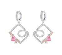 GGYTMQL Boucle d'oreille Géométrique Forme de zircone cubique et Boucles d'oreilles élégantes Bijoux Bijoux de fête de fête de Bijoux