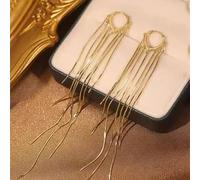 GGYTMQL Boucles d'oreilles Couleurs à Gland pour Femmes Boucles d'oreilles Bijoux de Mariage Cadeau d'anniversaire