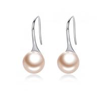 GGYTMQL Boucles d'oreilles en Perles simulées Roses élégantes pour Les Femmes