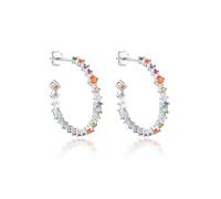 GGYTMQL Boucles d'oreilles en Zircon colorées Boucle d'oreilles pour Femmes Piercing Boucles de Bijoux pendents