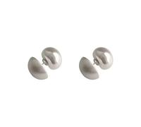 GGYTMQL Boucles d'oreilles et Goujons Boucles d'oreilles en Cerceau Silver Square pour Femmes