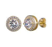 GGYTMQL Boucles d'oreilles pour Femmes, 925 Femmes Bijoux Rose pour Boucles d'oreilles étalon Boucles d'oreilles de Mode Mini Boucles d'oreilles