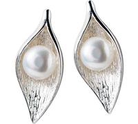 GGYTMQL Boucles d'oreilles pour Femmes, S925 Boucles d'oreilles Femelles Boucles d'oreilles de Feuilles d'arbre