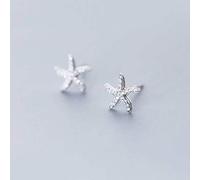 GGYTMQL Boucles d'oreilles pour Femmes, S925 Boucles d'oreilles Femelles Han Sen Diamond Sweet Smarfisf Boucles d'oreilles étoiles Femelle Une Paire