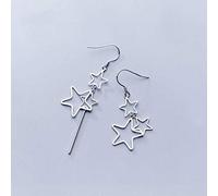 GGYTMQL Boucles d'oreilles pour Femmes, S925 Boucles d'oreilles Femme Femelle Corée de Boucles d'oreilles Fashion Personnalités Star Sweet Temperament Temperament Tempérament Boucles