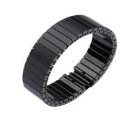 GGYTMQL Boucotte élastique élastique 14 mm 16 mm 18 mm 20 mm 22 mm Bande de montre en acier inoxydable Bracelet en métal Extension