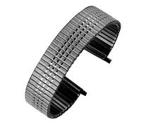 GGYTMQL Bouettes de montre STRAP ELASTIQUE 16 mm Band de montre en acier inoxydable 18 mm pas de boucle remplacement de 20 mm bracelet de 22 mm de bracelet de 22 mm