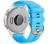 GGYTMQL Bracelet de bande de surveillance en silicone 18 mm pour Venu 2S Vivoactive 3S 4S / Vivomove 3S Sport Smartwatch Band Stracles pour Venu2s