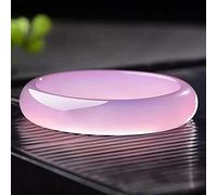 GGYTMQL Bracelet de bracelet en jade jadeite naturel pour les femmes, Bonne chance bracelets faits à la main pourpre, bracelet Jasper pour dames, 59-60 mm