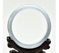 GGYTMQL Bracelet de bracelet en jade natural, bracelets de jade blancs dames, pour mère ou petite amie, avec boîte à bijoux, 54-64 mm, 64 mm