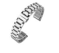 GGYTMQL Bracelet de montre de montre de montre en acier inoxydable à extrémité courbe