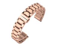 GGYTMQL Bracelet de montre de montre de montre en acier inoxydable à extrémité courbe