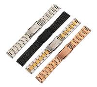 GGYTMQL Bracelet de montre en acier inoxydable massif pour femme et homme 16 18 20 22 24 26 28 30 mm, 20 mm
