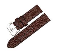 GGYTMQL Bracelet de montre en cuir de vache italien marron compatible avec les bracelets de montre 20 22 24 26 mm, 20 mm, A