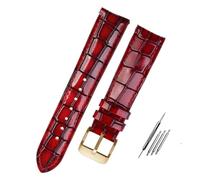 GGYTMQL Bracelet de montre en cuir de veau texturé pour homme et femme avec boucle solide, 20 mm, A