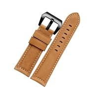 GGYTMQL Bracelet de montre rétro en cuir véritable pour Panerai PAM111 441 20 mm 24 mm 26 mm, 20 mm, A