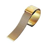 GGYTMQL Bracelet de montre unisexe en maille d'acier inoxydable à dégagement rapide, 21mm