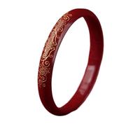 GGYTMQL Bracelet de Pierre précieuse Naturelle, Bracelet en Pierre en Pierre en Pierre sculptée scripes bouddhistes talismannatural Bracelet rétro Chinois Style Chinois Bonne Chance