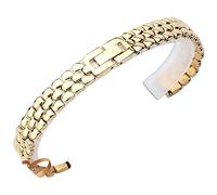 GGYTMQL Bracelet de Remplacement de Bracelet en Or Rose en Argent en Acier