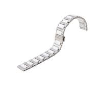 GGYTMQL Bracelet en céramique dans une bande de montre en acier inoxydable Strap Women Women Man Fashion Wrist-Wrists Band