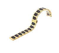 GGYTMQL Bracelet en céramique dans une bande de montre en acier inoxydable Strap Women Women Man Fashion Wrist-Wrists Band
