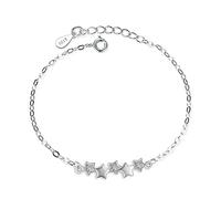 GGYTMQL Bracelet étoile Femme Rhingestone Sterling 925 Bracelets pour femmes