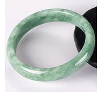 GGYTMQL Bracelet Jade pour Femmes Bijoux Verts Bracelet Jade Chinois Style Verte bracele rétro à Main Jade Bracelets Box Dons d'anniversaire Exquis, 58-59 mm
