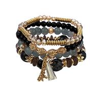 GGYTMQL Bracelets Bracelet Portable avec Bracelet Quotidien NFC pour Femmes Hommes et Adolescents Bijoux élastiques et Chers