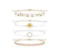 GGYTMQL Bracelets d'amitié pour femmes cadeaux bas de Noël bassurs de chariot imperméables bracelets bracelet à cordes réglables