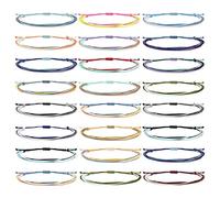 GGYTMQL Bracelets d'amitié pour femmes cadeaux bas de Noël bassurs de chariot imperméables bracelets bracelet à cordes réglables