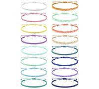 GGYTMQL Bracelets d'amitié pour femmes cadeaux bas de Noël bassurs de chariot imperméables bracelets bracelet à cordes réglables