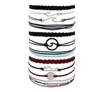 GGYTMQL Bracelets d'amitié pour femmes cadeaux bas de Noël bassurs de chariot imperméables bracelets bracelet à cordes réglables