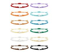 GGYTMQL Bracelets d'amitié pour femmes cadeaux bas de Noël bassurs de chariot imperméables bracelets bracelet à cordes réglables