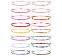 GGYTMQL Bracelets d'amitié pour femmes cadeaux bas de Noël bassurs de chariot imperméables bracelets bracelet à cordes réglables