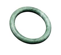 GGYTMQL Bracelets de Jade réels pour Femmes Brangles Verts Verts Bijoux naturels charmes de Pierre de Pierre de Pierre de gemme Fashion Amulets Chinois Bangle Luxury Stone (Gem Color: 60-62 mm)