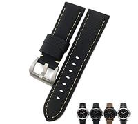 GGYTMQL Bracelets de montres noir de 24 mm en fibre de carbone pour Panerai PAM01661 / 00441 Bands de montre pour hommes accessoires