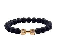 GGYTMQL Bracelets et Fils pour Toujours lié Ensemble Bracelet en Cuir tressé des Hommes en Acier Inoxydable
