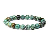 GGYTMQL Bracelets Masculins Bracelet pour Les Yeux Tigres naturels polis 8 mm Lapis Lazuli Perles Bracelet élastiques pulsera Femmes, 25.Botswana Agate, 19cm