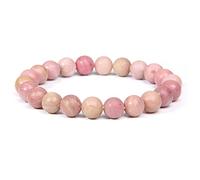 GGYTMQL Bracelets Masculins Bracelet pour Les Yeux Tigres naturels polis 8 mm Lapis Lazuli Perles Bracelet élastiques pulsera Femmes, 25.Botswana Agate, 19cm