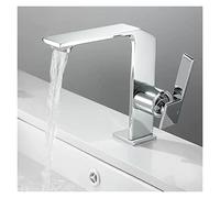 GGYTMQL Brosse Gold Robinet Salle de bain créatif Boux de mixage à eau froide chaude Grane Pont de baignoire monomométrique Basin Basin Brass (Cromo)
