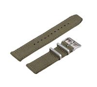 GGYTMQL Brotte de montre en nylon 20 mm 22 mm en toile en nylon Men de bracele