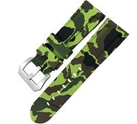 GGYTMQL Butfly fermoir de montre en caoutchouc 24 mm 26 mm pour painerai luminor submersible coloré en silicone sport watch
